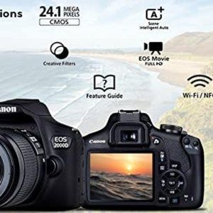 Canon Eos 2000D Rebel DSLR